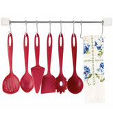 Barra para Cozinha Suporte Organizador Porta Talheres com 6 Ganchos